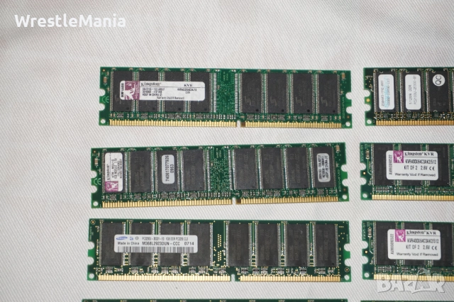 17 DDR RAM ПАМЕТ Тествана и Работеща за Настолен Компютър, снимка 2 - RAM памет - 51956230