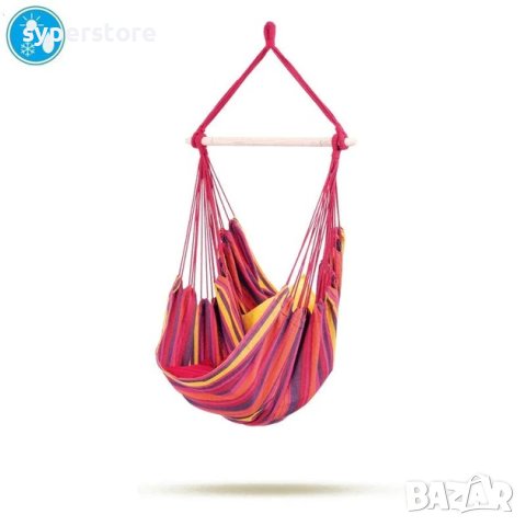Хамак люлка Digital One SP00779 шарен - жълто, червено, лилаво, снимка 2 - Други - 40701455
