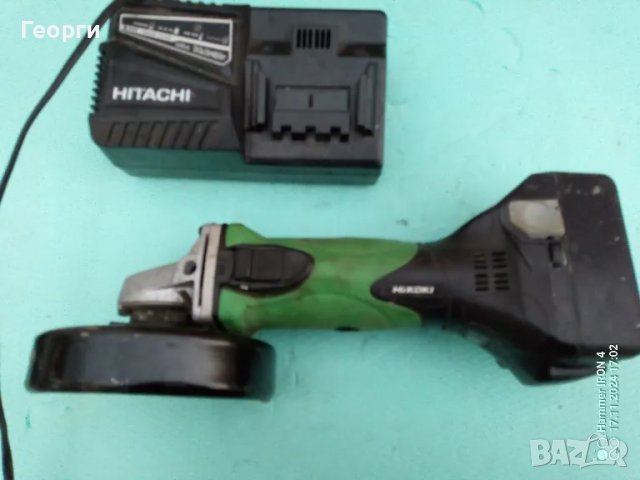 HTACHI HIKOKI 18V Акум.ъглошлаиф