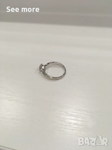 Пръстен сребро тип годежен, снимка 4 - Пръстени - 53445070