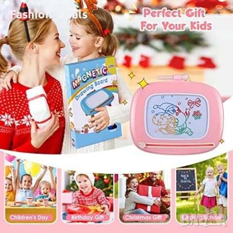 Нова Магнитна дъска за рисуване деца изтриваема подложка обучение, снимка 7 - Образователни игри - 40249207