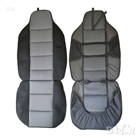 Калъфи за седалки, Тапицерия за кола, универсална, текстил и пяна, 2бр., снимка 3 - Аксесоари и консумативи - 43163295