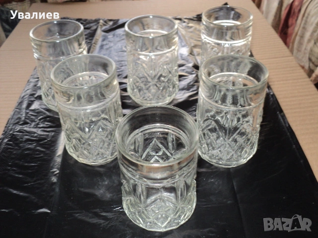 Чаши от стъкло - Стъклена захарница - Бонбонера , снимка 10 - Сервизи - 21801185