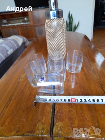 Стар комплект за шейк,шейкър, снимка 8 - Антикварни и старинни предмети - 32722185