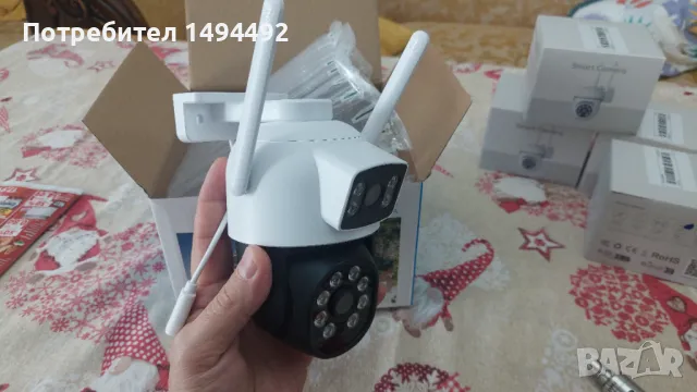 wifi smart камера, снимка 11 - HD камери - 47145232