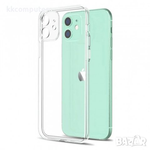 Силиконов прозрачен кейс MBX Jelly 1.5mm, За iPhone 11 (6.1), Прозрачен