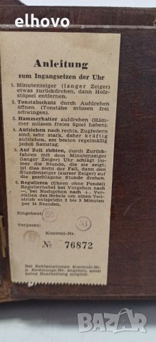 Старинен каминен часовник Goldanker, снимка 5 - Антикварни и старинни предмети - 33327983