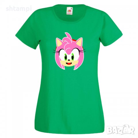 Дамска тениска SONIC AMY Игра,Изненада,Подарък,Празник,Повод, снимка 10 - Тениски - 37243713