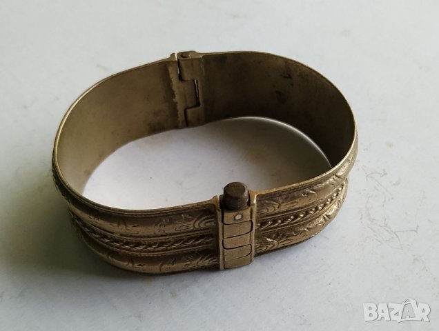 Възрожденска сребърна гривна / сачан /, снимка 6 - Други ценни предмети - 36999023