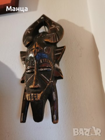 Африканска  маска Сенуфо, снимка 2 - Антикварни и старинни предмети - 36976781