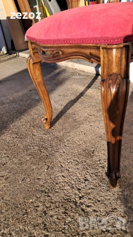 Стол масив орех №049, снимка 3 - Столове - 52537236