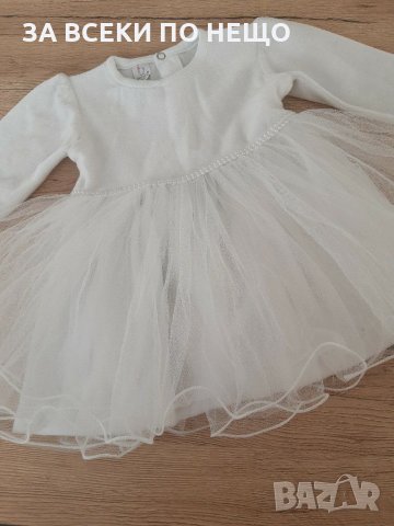  Нежна рокля , снимка 1 - Бебешки рокли - 28584732