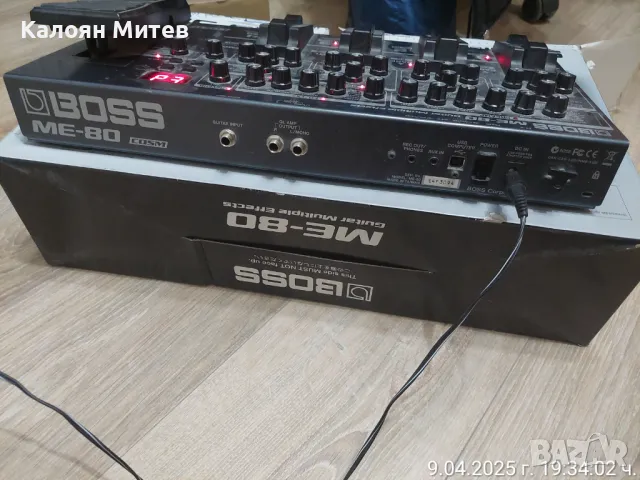 Китарен мултиефект BOSS ME-80, снимка 5 - Ресийвъри, усилватели, смесителни пултове - 49832049