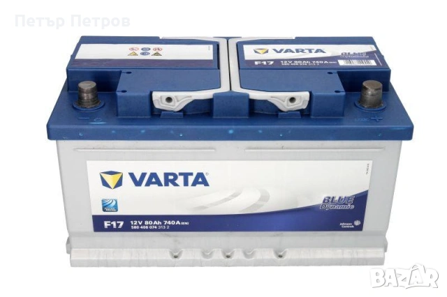 НОВ! Акумулатор VARTA Silver Dynamic 80Ah 800A R+ (Десен плюс) - ЗАПЕЧАТАН