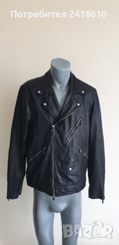 All Saints Holt Biker Lamb Leather Jacket Slim Fit Mens Size L НОВО! ОРИГИНАЛ! Ест. кожа!, снимка 3 - Якета - 40239008