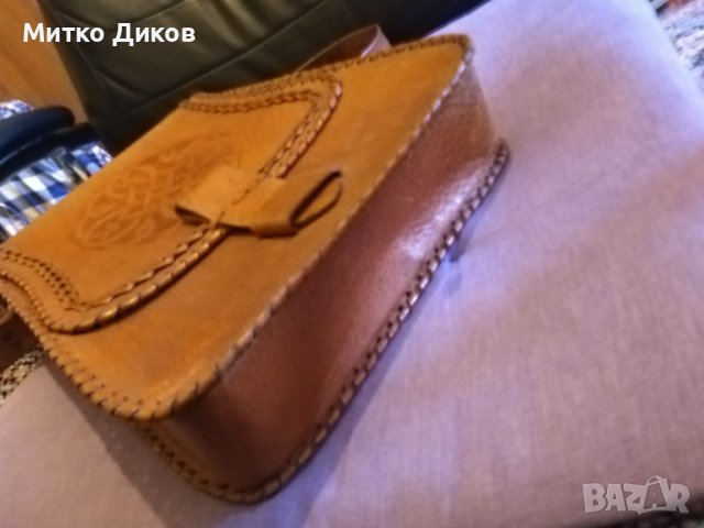 Женска чанта естествена кожа 280х250х65мм №15, снимка 5 - Чанти - 43186142