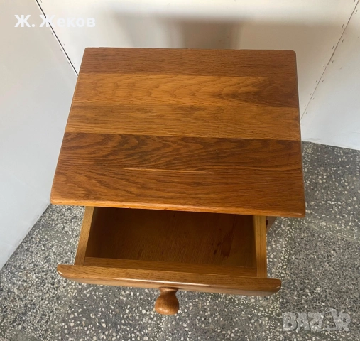 Дъбово нощно шкафче, снимка 4 - Шкафове - 52876938