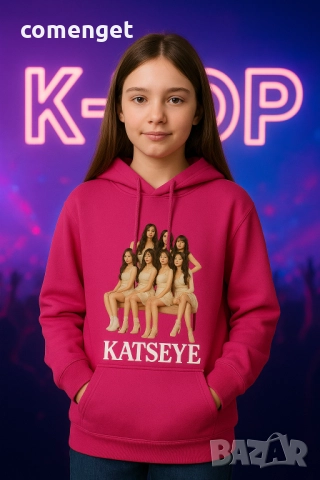 Суичъри Hoodie KATSEYE K-POP 5 модела. СУПЕР Качество
