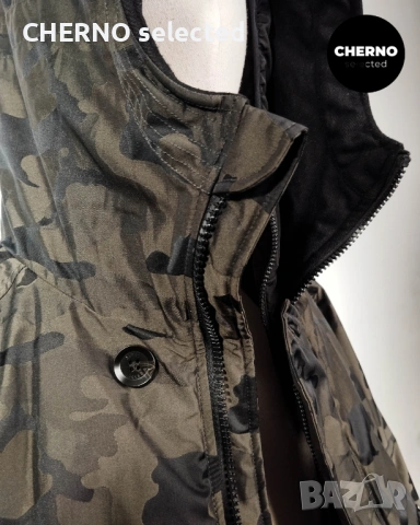ADHOC 1959 • THE BOLD PARKA мъжко камуфлажно пухено яке с качулка / парка – размер L•XL, снимка 14 - Якета - 53395329