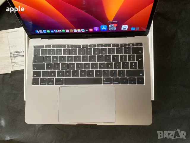 13" MacBook Pro A1708 (2017) Space Gray-8GB RAM/128GB SSD, снимка 2 - Лаптопи за работа - 49149135