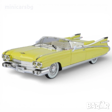 Метални коли ретро кабриолет Cadillac Eldorado - Big Rocket, снимка 9 - Колекции - 52931479