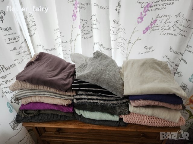 20 бр.дамски пуловери и блузи,размери л и хл, снимка 4 - Блузи с дълъг ръкав и пуловери - 44044452