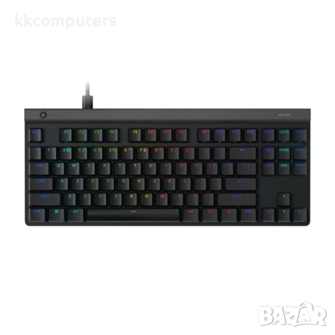 Logitech G515 TKL Lightspeed Безжична геймърска клавиатура, Черна