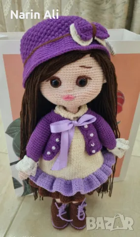 Ръчно плетена кукла, снимка 3 - Кукли - 49520739