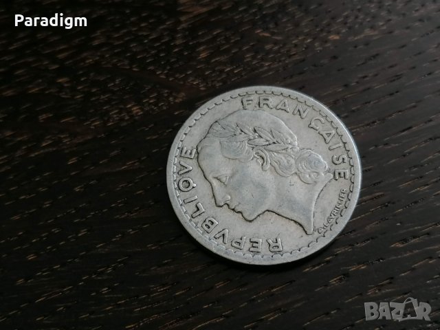 Mонета - Франция - 5 франка | 1945г., снимка 2 - Нумизматика и бонистика - 28411753