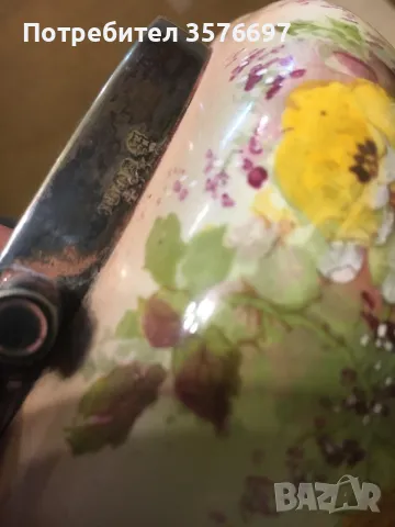 Стара английска бисквитиера с маркировки, снимка 5 - Други ценни предмети - 49782267