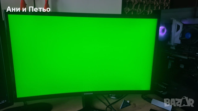 Монитор SAMSUNG C24F396FH 24" Curved TFT 16:9 1920x1080, снимка 6 - Монитори - 53131526