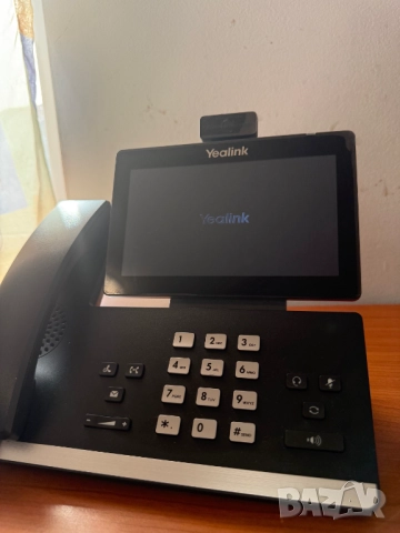 YEALINK SIP-T58V (SIP-T58A с HD камера CAM50) IP Телефон VoIP PoE - SIP / Teams с USB захранване, снимка 8 - Други - 52448276