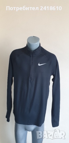 Nike Running Dri - Fit Stretch 3/4 Zip Mens Size M НОВО! ОРИГИНАЛ! Мъжка Спортна Блуза!, снимка 10 - Спортни дрехи, екипи - 44897853