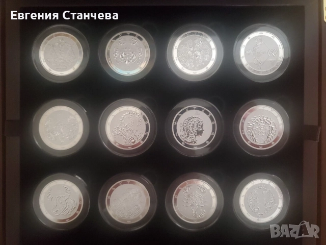 инвестиционни сребърни монети зодии зодиак 1 oz
