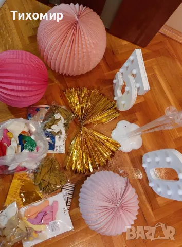 Светещи цифри, стойка за балони, украса ,балони , снимка 7 - Други стоки за дома - 49414257