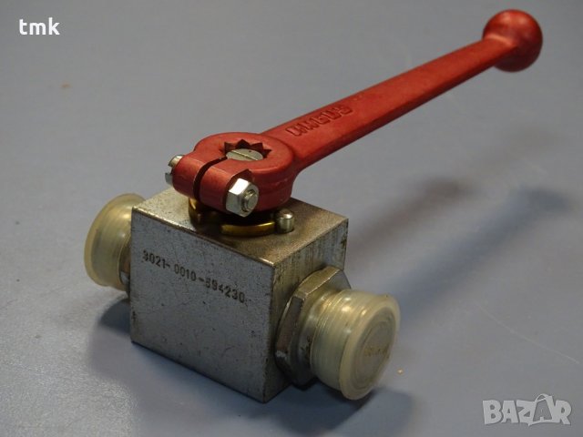 кран хидравличен Argus DN10 2/2way Hydraulic ball valve 500Bar, снимка 10 - Резервни части за машини - 35322094