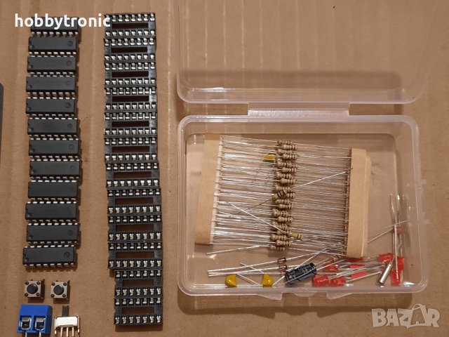 LED часовник кит за сглобяване с 12бр CMOS ИС, снимка 3 - Друга електроника - 43482864