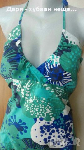 Памучна рокля на H&M, в красиви цветове👗🍀M/L,L👗🍀арт.2008, снимка 2 - Рокли - 33567810