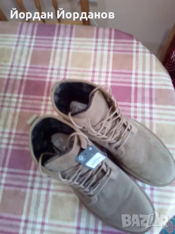 Мъжки кожени обувки , снимка 3 - Мъжки боти - 49494752