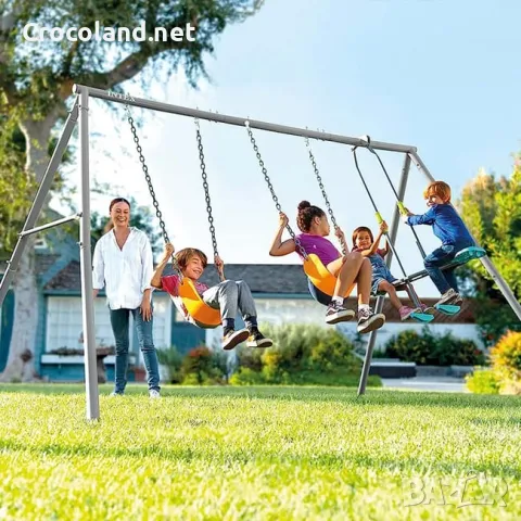 Детска люлка Intex 3в1, сглобяема, 343 x 254 x 211 см, пластизол, безопасна, снимка 2 - Градински мебели, декорация  - 50085272