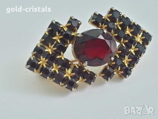 стара брошка с гранати, снимка 5 - Антикварни и старинни предмети - 28684290
