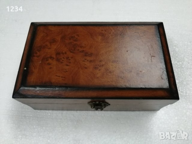 Дървена кутия 19.5 х 12 h 8, снимка 1