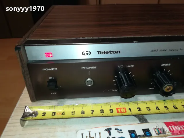 TELETON SAQ-206B SOLID STATE AMPLI-ВНОС SWISS 0411241614LNWCR, снимка 5 - Ресийвъри, усилватели, смесителни пултове - 47837565