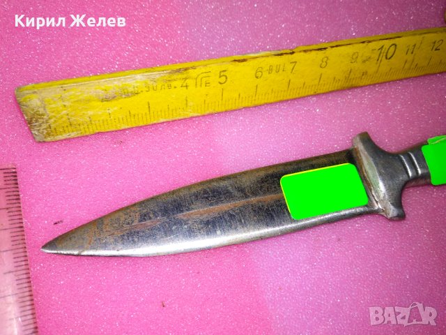 СТАРИННА КРАСИВА ЗДРАВА МАЛКА ЕРГЕНСКА КАМА МАЙСТОРСКА РЪЧНА ИЗРАБОТКА За КОЛЕКЦИЯ НОЖ НОЖЧЕ 38424, снимка 9 - Колекции - 44035755