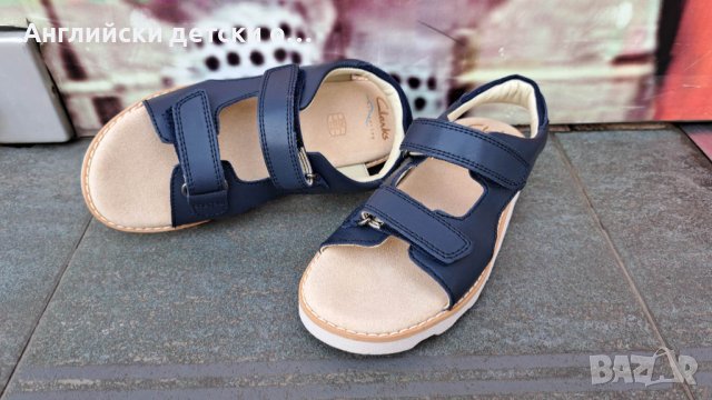 Английски детски сандали естествена кожа-CLARKS , снимка 5 - Детски сандали и чехли - 40725060