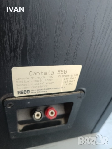 Продавам тонколони heco-cantata-550, снимка 6 - Тонколони - 52237426