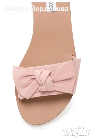 Steve Madden - Розови чехли от набук, размер 39, снимка 6 - Чехли - 51291609