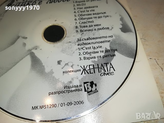 СВЕТЛА ИВАНОВА-ВСИЧКО Е ЛЮБОВ ЦД 0409221625, снимка 6 - CD дискове - 37897306