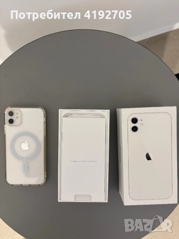 Продавам запазен IF11,128GB,бял цвят, снимка 2 - Apple iPhone - 52559017