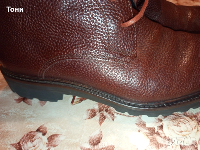 FLORIS VAN BOMMEL Оригинал Нови Мъжки Боти Изцяло от Натурална Естествена Кожа 42/43, снимка 18 - Мъжки боти - 52309708